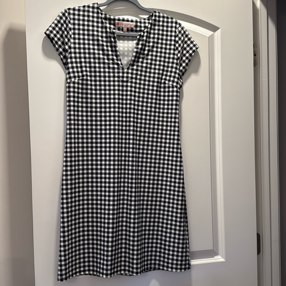 Jude Connolly Laney dress size M Black & White checkered